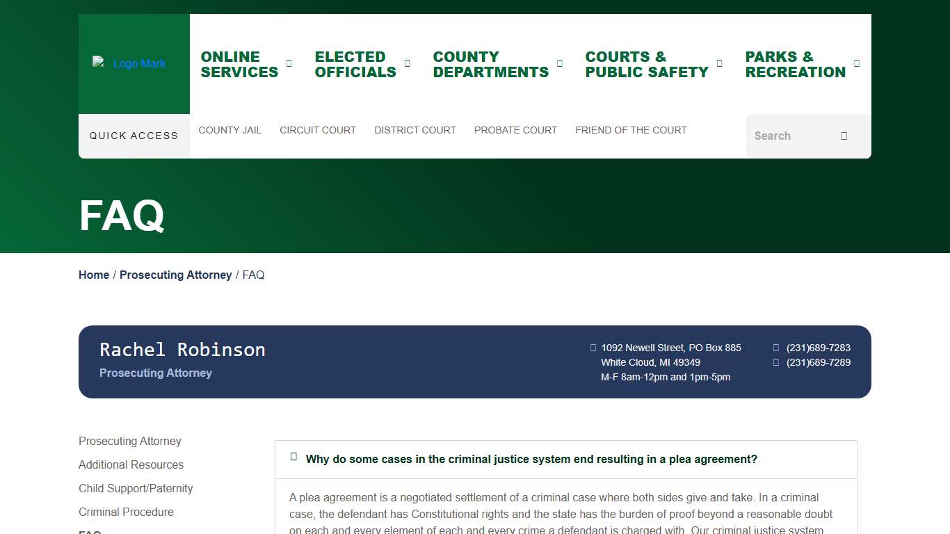 FAQ - Newaygo County