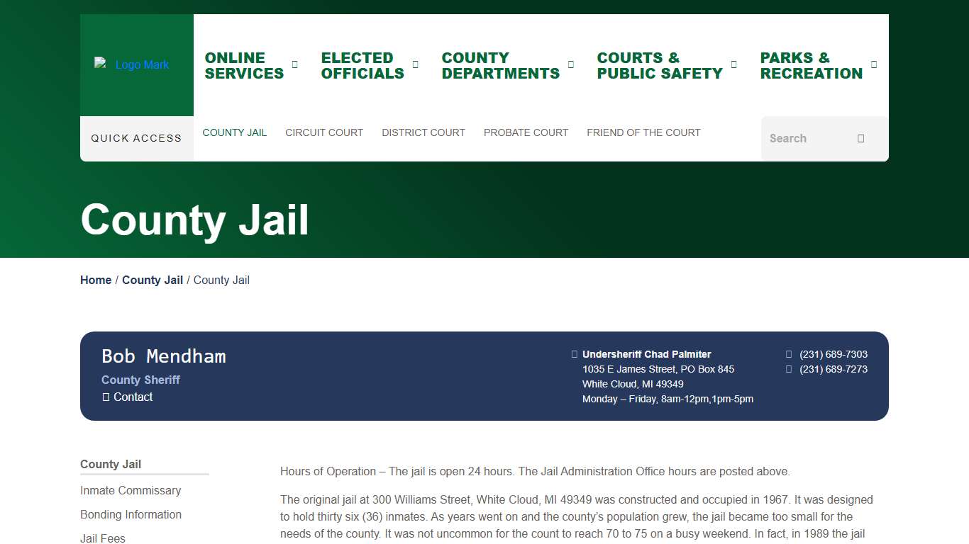 County Jail - Newaygo County